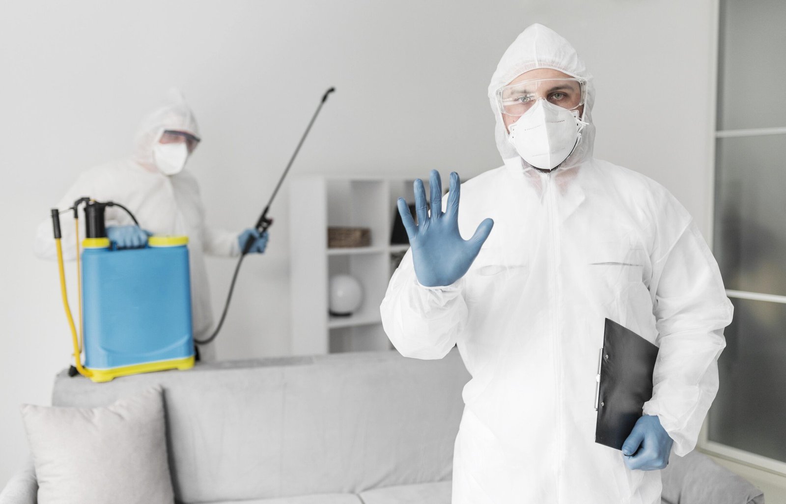 Man with protective suit medium shot 3 scaled